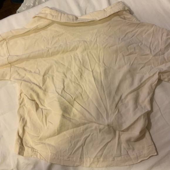 Women’s Cream Button Down - Picture 2 of 3